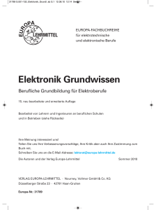 Elektronik Grundwissen - Europa