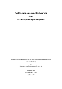 Funktionalisierung und Umlagerung eines P5-Deltacyclen