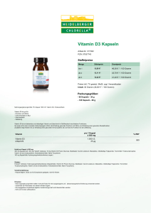 Vitamin D3 Kapseln - Heidelberger Chlorella