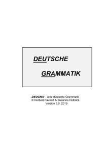 DEUTSCHE GRAMMATIK