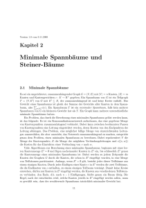 Minimale Spannbäume und Steiner-Bäume