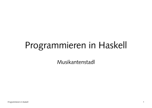 Programmieren in Haskell