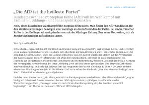 Die AfD ist die heißeste Partei