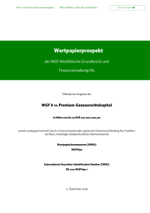 Prospekt WGF Genussrechtskapital-ohne Markups