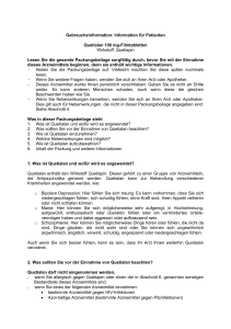 Gebrauchsinformation: Information für Patienten Quetialan 100 mg