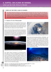 6. Kapitel: Das Klima im WanDel - System