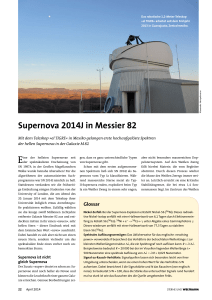 supernova 2014J in Messier 82