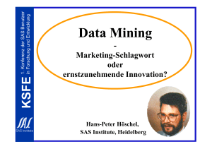 Data Mining - SAS-Wiki