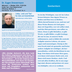 Dr. Eugen Drewermann Gedanken