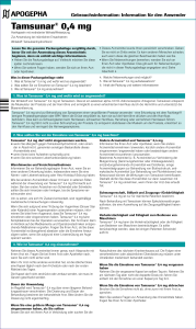 Tamsunar® 0,4 mg - APOGEPHA Arzneimittel GmbH