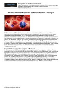 Humab Biomed identifiziert mehrspezifischen Antikörper