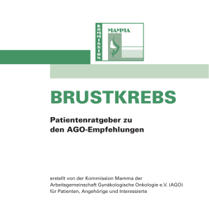 brustkrebs - Arbeitsgemeinschaft Gynäkologische Onkologie