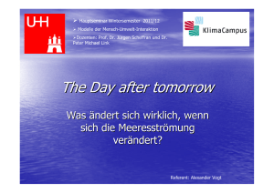 The Day after tomorrow