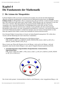 Mengenlehre - Axiome mit Bilddarstellung SEHR GUT Kopie