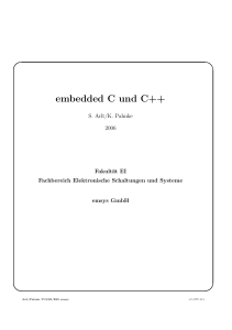 embedded C und C++