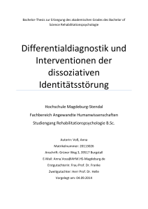 Differentialdiagnostik und Interventionen der dissoziativen