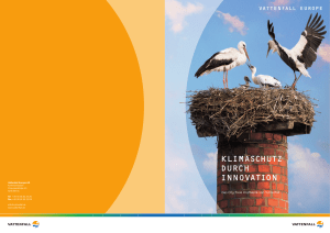 KLIMASCHUTZ DURCH INNOVATION