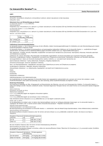 Co-Amoxicillin Sandoz ® i.v.