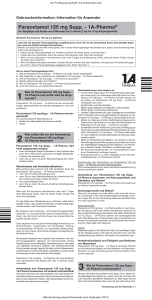 Paracetamol 125 mg Supp. - 1A-Pharma