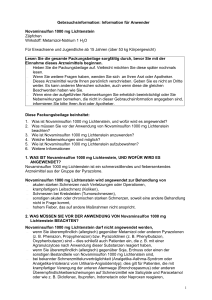 Information für Anwender Novaminsulfon 1000 mg