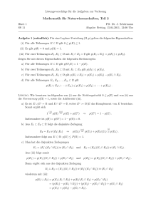 Mathematik für Naturwissenschaften, Teil 2