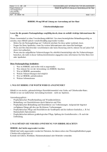 HIBIDIL 50 mg/100 ml Lösung zur Anwendung auf der