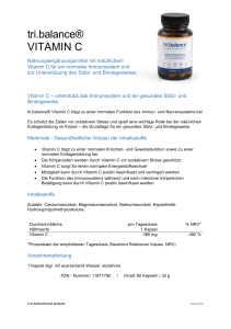 2017-02-15 tribalance Vitamin C Produktinformation
