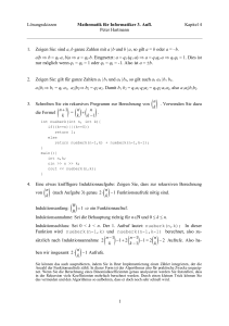 Lösungsskizzen Mathematik für Informatiker 3. Aufl. Kapitel 4 Peter
