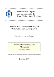 Ф Fakultät für Physik und Astronomie der Ruhr