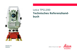 Leica TPS1200 Technisches Referenzhand- buch