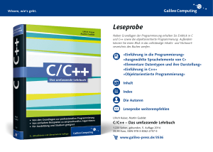 C/C++ – Das umfassende Lehrbuch