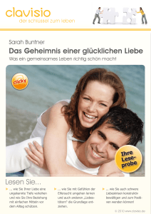 Das Geheimnis einer glücklichen Liebe Lesen Sie