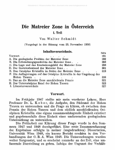 Die Matreier Zone in Österreich