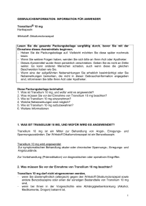 Informationsblatt zur - medikamente-per
