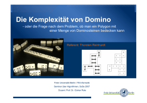 Die Komplexität von Domino