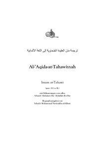 Al-`Aqida-at-Tahawiyyah