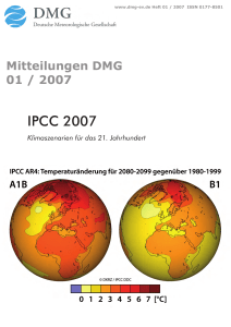 IPCC 2007 - Deutsche Meteorologische Gesellschaft eV (DMG)