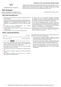 Aktiv Strategie I - Warburg