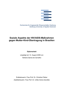 Diplomarbeit - Soziale Aspekte der HIV/AIDS