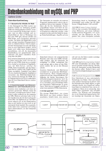 DatenbankanbindungmitmySQLundPHP