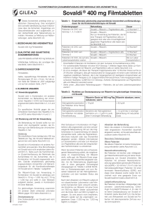 Sovaldi ® 400 mg Filmtabletten