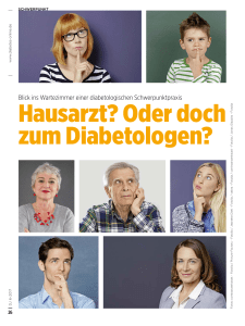 Hausarzt? Oder doch zum Diabetologen?