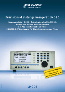 LMG95 Präzisions-Leistungsmessgerät LMG95