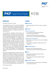 PKF Nachrichten 11/2013