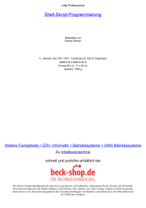 Shell-Skript-Programmierung - ReadingSample - Beck-Shop