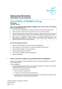 CALCITRIOL KYRAMED 0,25 µg - medikamente-per