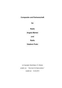 Composite und Partnerschaft für Radix Angela Merkel