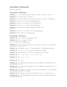 Formelblatt Mathematik - Logik.ch