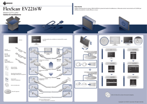 FlexScan EV2216W Guida di installazione
