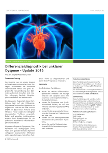 Differenzialdiagnostik bei unklarer Dyspnoe - CME